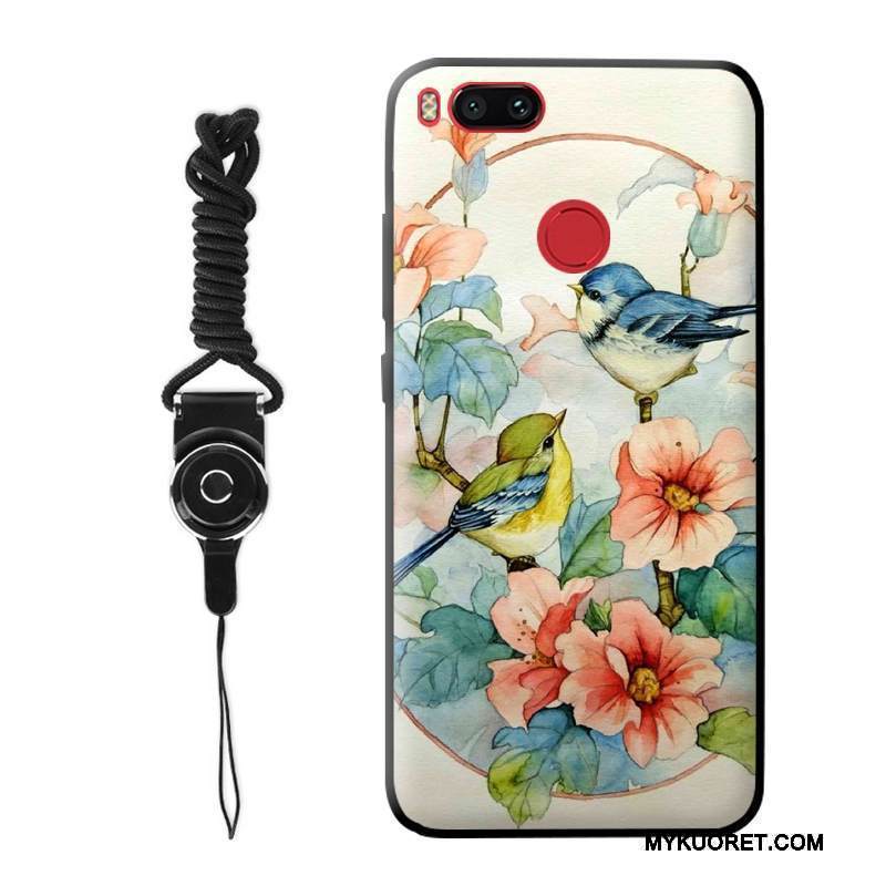 Kuori Mi 5x Monivärinen Puhelimen Kuoret Kukka, Kotelo Mi 5x Vuosikerta Ripustettavat Koristeet Trendi