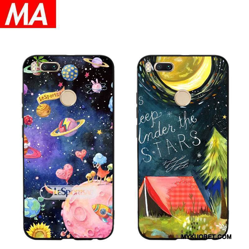 Kuori Mi 5x Pehmeä Neste Persoonallisuus Abstrakti, Kotelo Mi 5x Tila Planeetta Öljyvärimaalaus