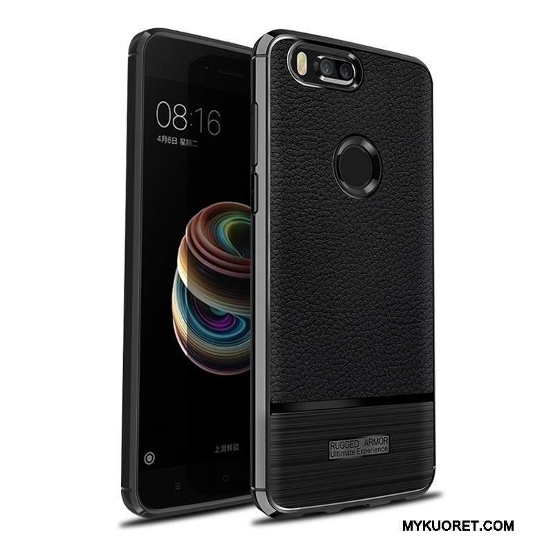 Kuori Mi 5x Silikoni Musta Persoonallisuus, Kotelo Mi 5x Laukut Puhelimen Kuoret Pieni