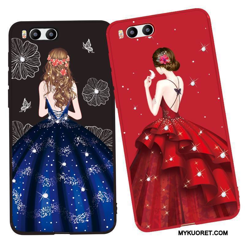 Kuori Mi 5x Silikoni Puhelimen Kuoret Pieni, Kotelo Mi 5x Suojaus Punainen Murtumaton