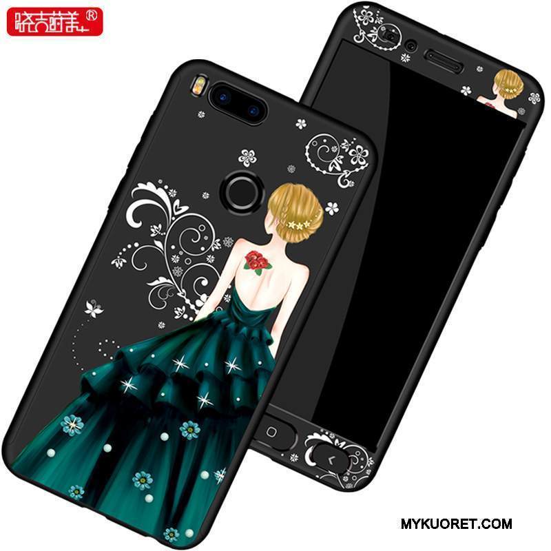 Kuori Mi 5x Suojaus Murtumaton Puhelimen Kuoret, Kotelo Mi 5x Laukut Musta Kova