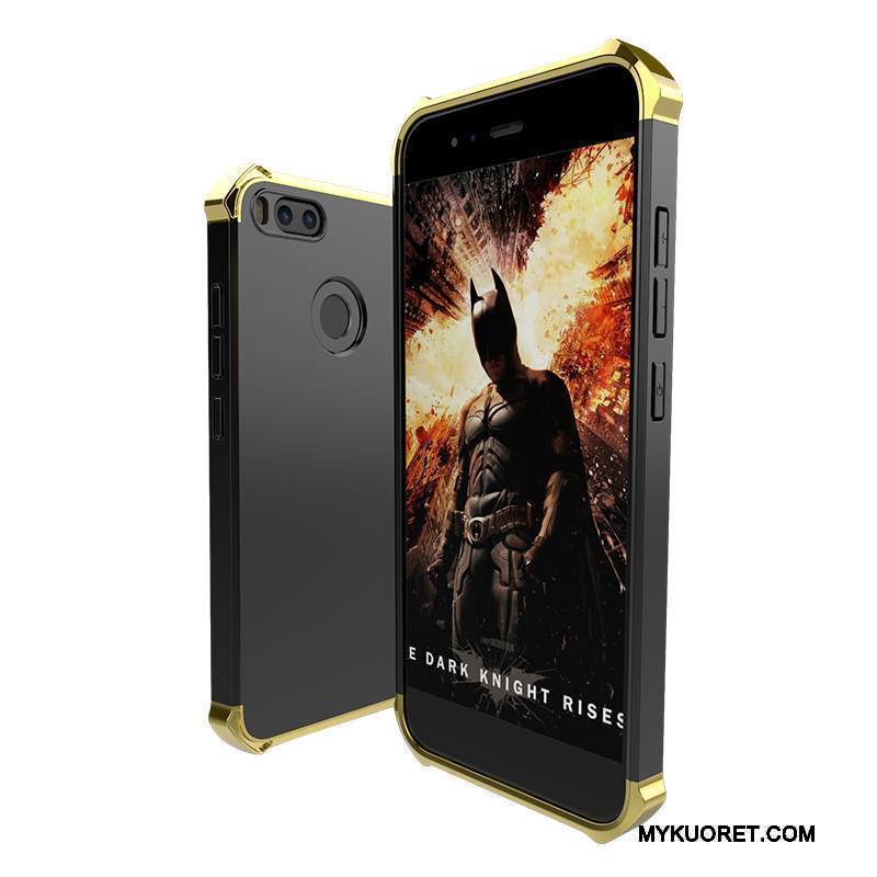 Kuori Mi 5x Suojaus Pieni Puhelimen Kuoret, Kotelo Mi 5x Kulta Pesty Suede