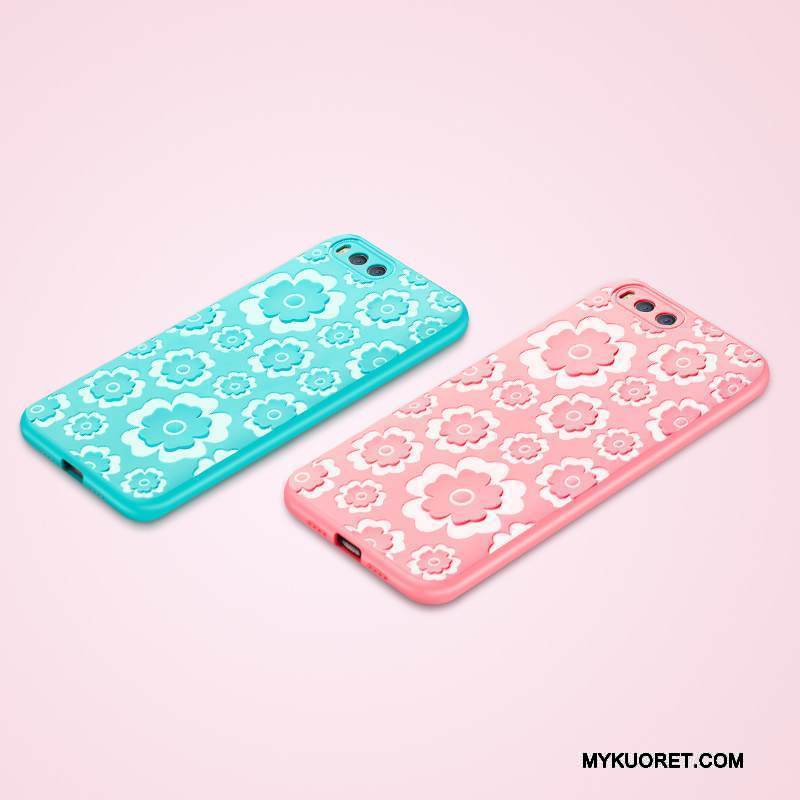 Kuori Mi 6 Kohokuviointi Kiinteä Väri Jian Jie, Kotelo Mi 6 Pehmeä Neste Jauhe Puhelimen Kuoret