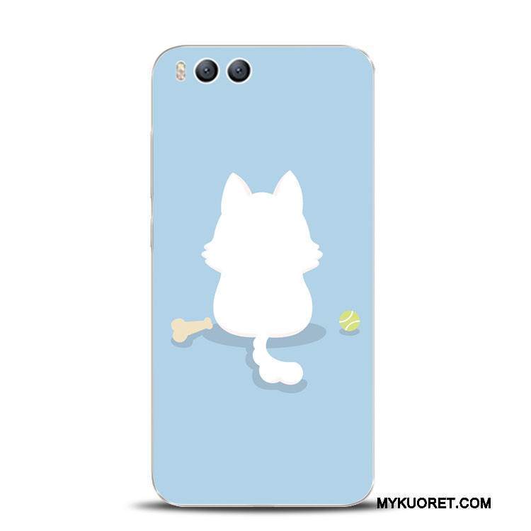 Kuori Mi 6 Laukut Harmaa Puhelimen Kuoret, Kotelo Mi 6 Silikoni Kissa Sininen