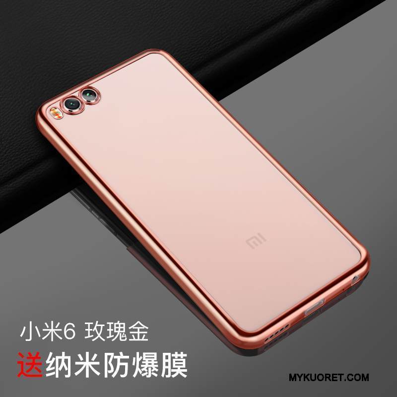 Kuori Mi 6 Laukut Ripustettavat Koristeet Jauhe, Kotelo Mi 6 Pehmeä Neste Läpinäkyvä Murtumaton