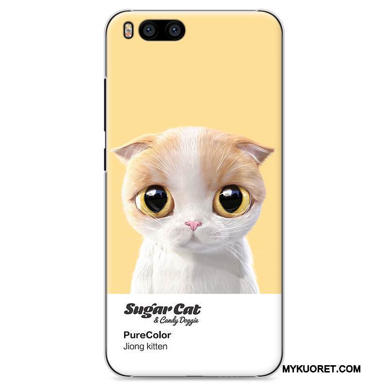 Kuori Mi 6 Maalaus Puhelimen Kuoret Oranssi, Kotelo Mi 6 Sarjakuva Trendi Ihana