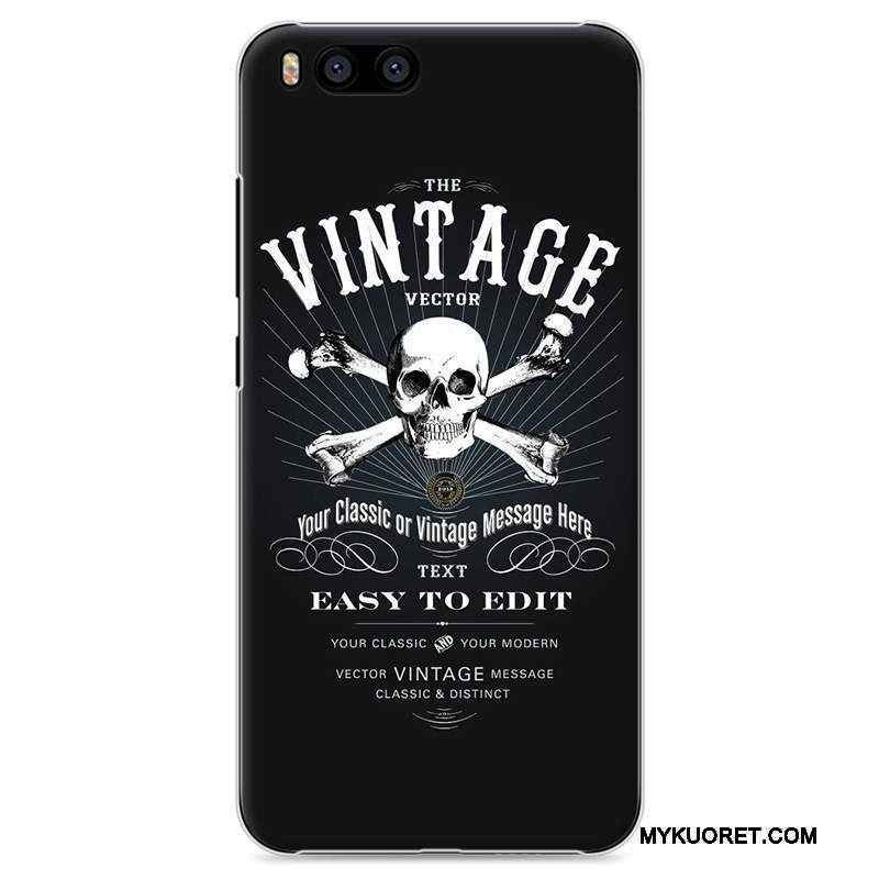 Kuori Mi 6 Maalaus Puhelimen Kuoret Pieni, Kotelo Mi 6 Sarjakuva Kova Musta