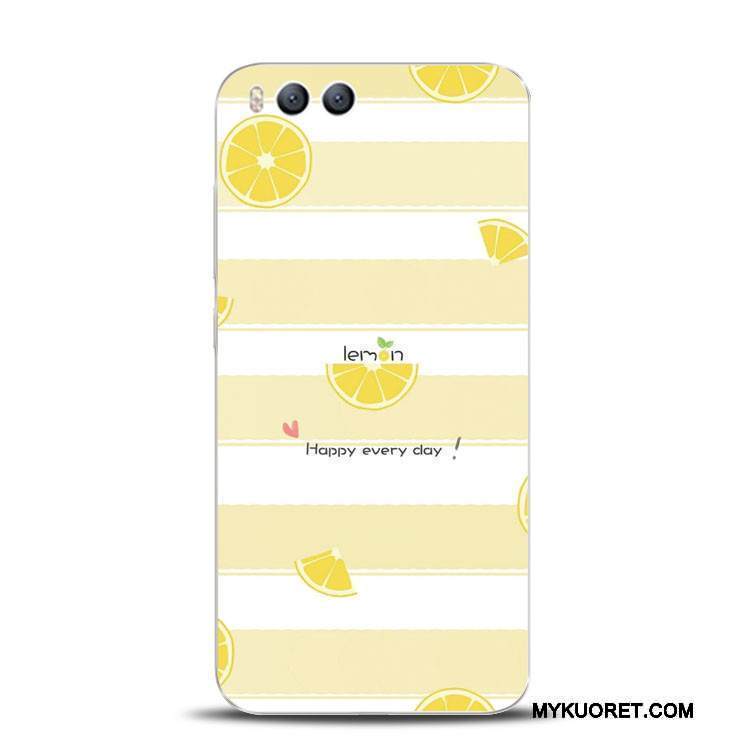 Kuori Mi 6 Silikoni Sitruuna Pieni, Kotelo Mi 6 Laukut Puhelimen Kuoret Oranssi