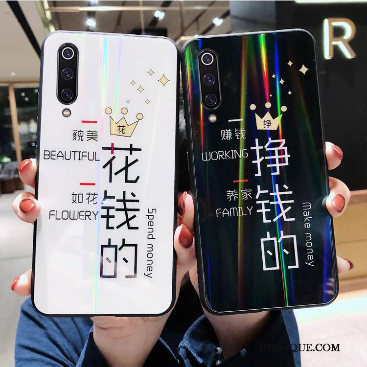 Kuori Mi 9 Se Sarjakuva Puhelimen Kuoret Karkaisu, Kotelo Mi 9 Se Monivärinen Kalvo Väri