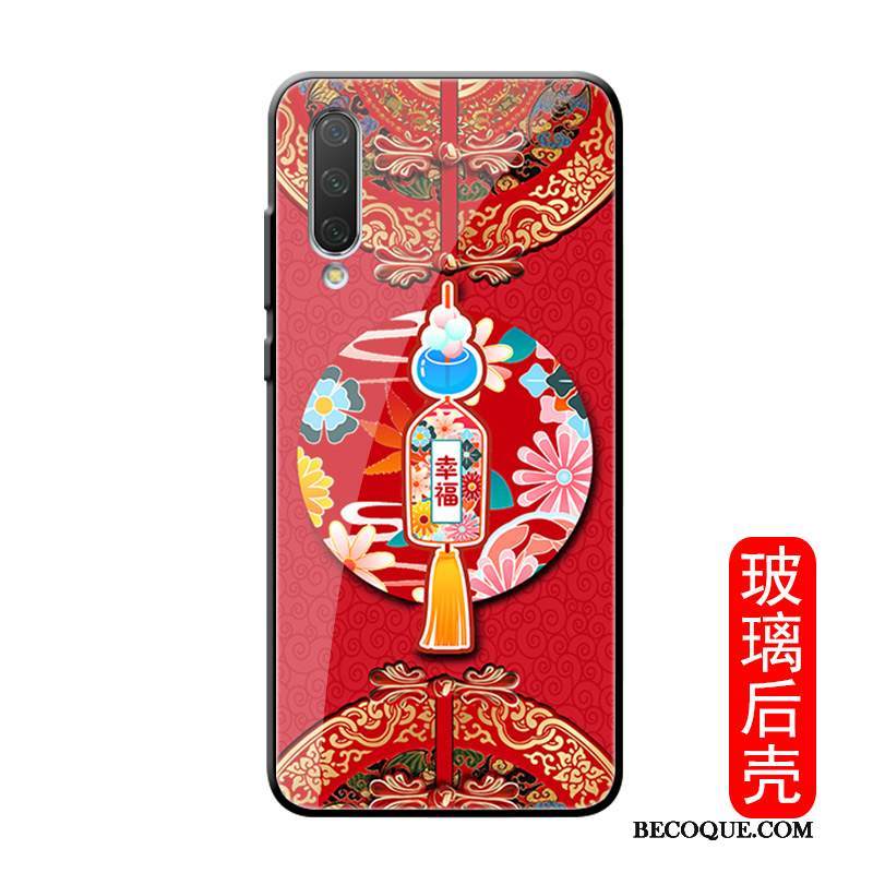 Kuori Mi A3 Laukut Puhelimen Kuoret Lasi, Kotelo Mi A3 Suojaus Kiinalainen Tyyli Persoonallisuus