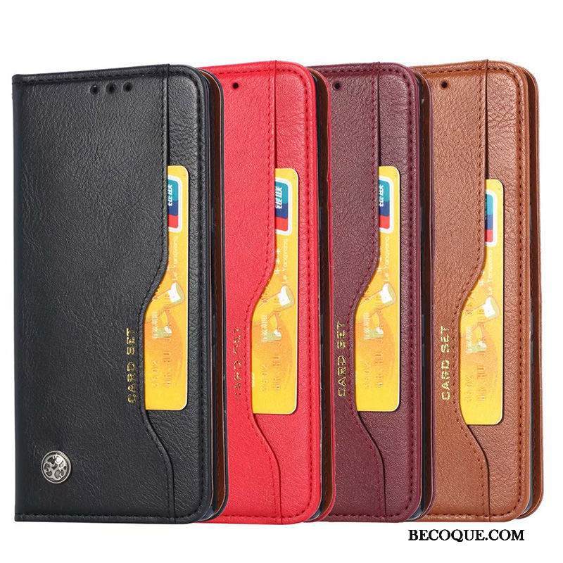 Kuori Mi A3 Nahka Pieni Kortti, Kotelo Mi A3 Kuoret Liiketoiminta Puhelimen Kuoret