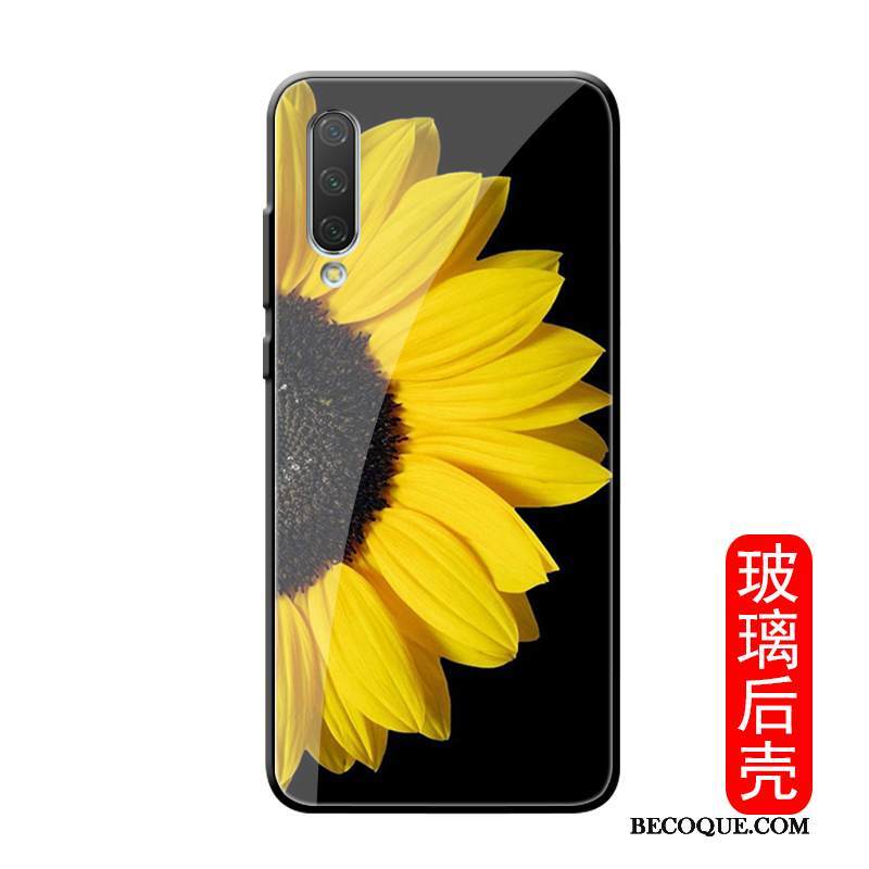 Kuori Mi A3 Suojaus Musta Persoonallisuus, Kotelo Mi A3 Pehmeä Neste Pieni Peili