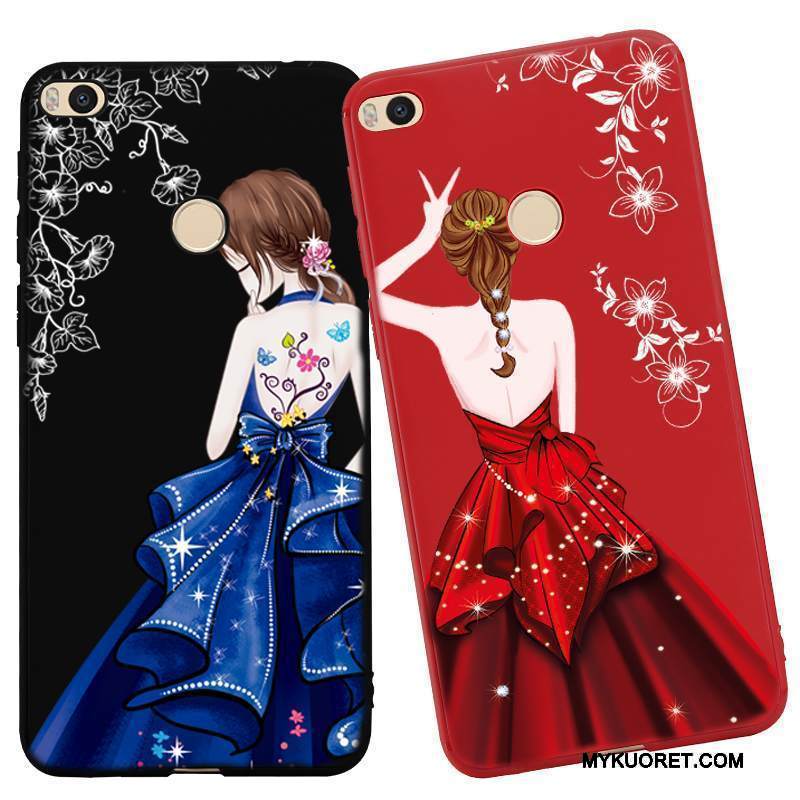 Kuori Mi Max 2 Laukut Pieni Puhelimen Kuoret, Kotelo Mi Max 2 Suojaus Punainen Persoonallisuus