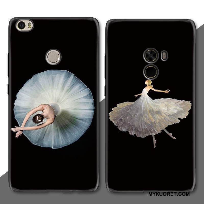 Kuori Mi Max 2 Laukut Puhelimen Kuoret Pieni, Kotelo Mi Max 2 Sarjakuva Musta Murtumaton