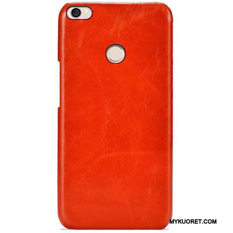 Kuori Mi Max 2 Nahka Takakansi Murtumaton, Kotelo Mi Max 2 Suojaus Yksinkertainen Ultra