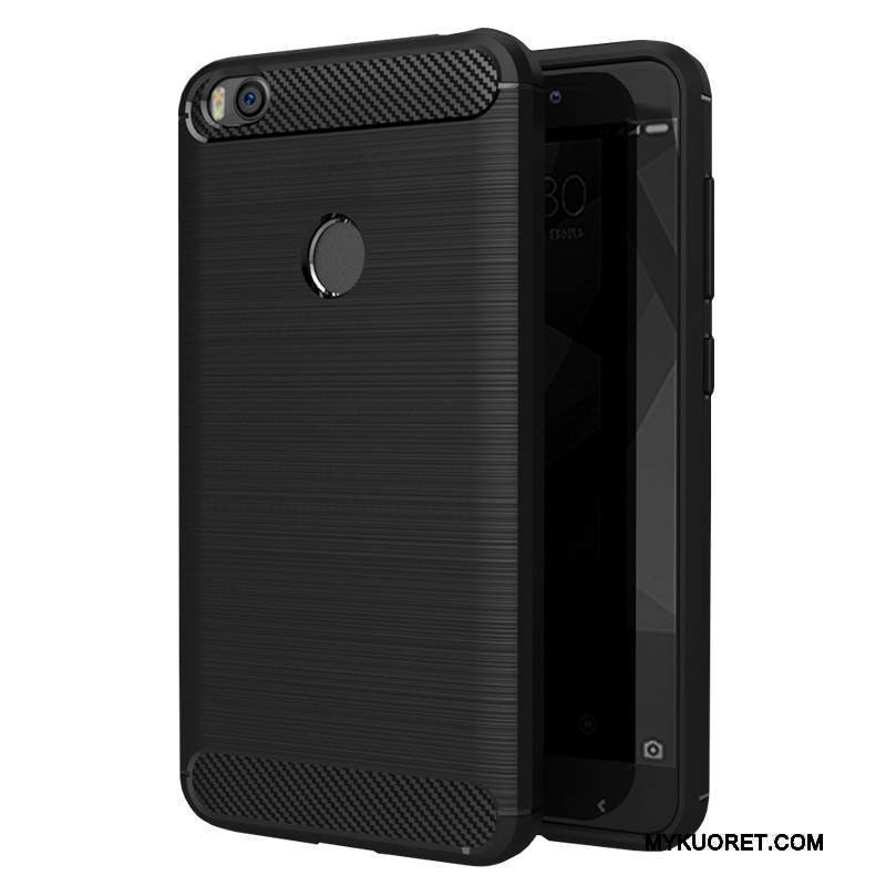 Kuori Mi Max 2 Silikoni Musta Puhelimen Kuoret, Kotelo Mi Max 2 Suojaus Murtumaton Pieni