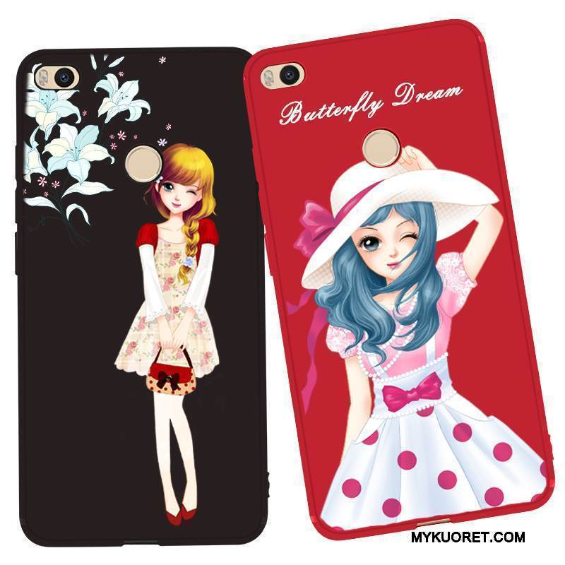 Kuori Mi Max 2 Suojaus Murtumaton Pieni, Kotelo Mi Max 2 Pehmeä Neste Pesty Suede Trendi