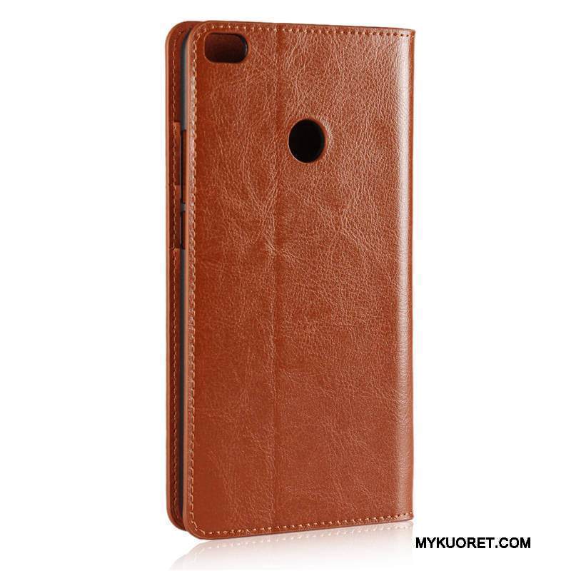 Kuori Mi Max 2 Suojaus Puhelimen Kuoret Kortti, Kotelo Mi Max 2 Nahka Pieni