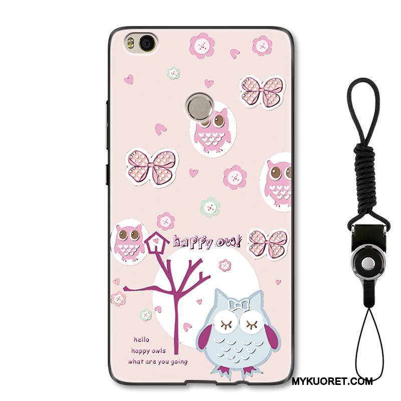 Kuori Mi Max 2 Tila Pieni Puhelimen Kuoret, Kotelo Mi Max 2 Luova Pu Gongying Yksinkertainen