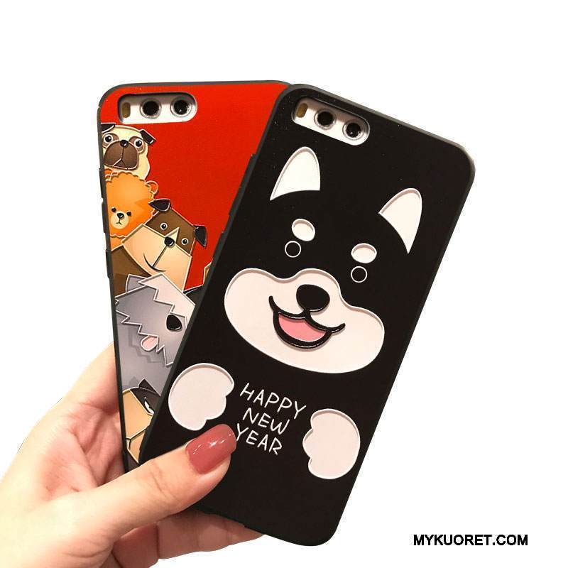 Kuori Mi Mix 2 Laukut Ihana Musta, Kotelo Mi Mix 2 Sarjakuva Murtumaton Tide-brändi