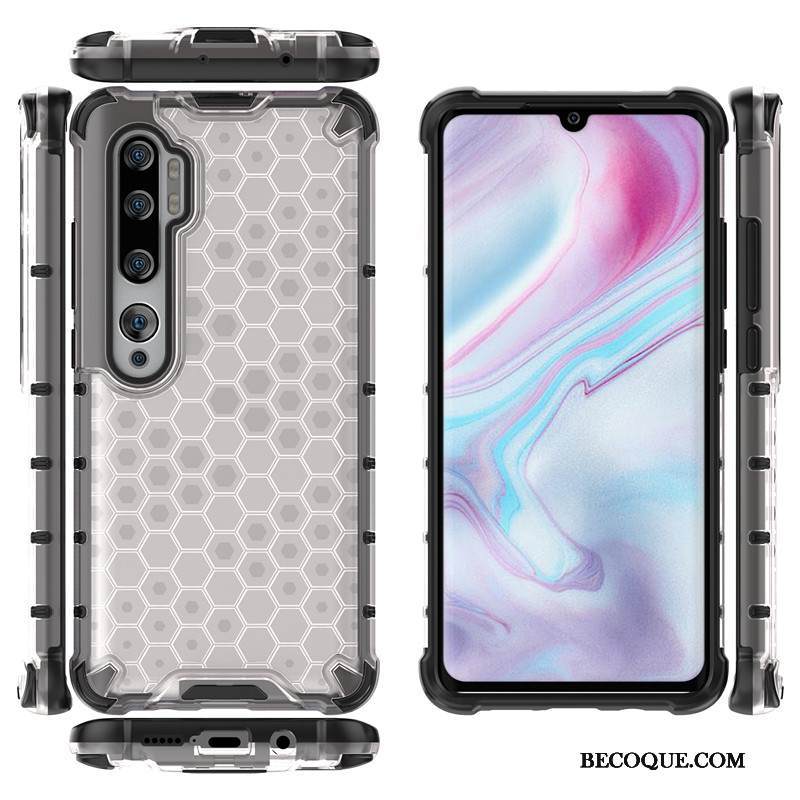 Kuori Mi Note 10 Laukut Kolme Puolustusta Läpinäkyvä, Kotelo Mi Note 10 Suojaus Ultra Yksinkertainen