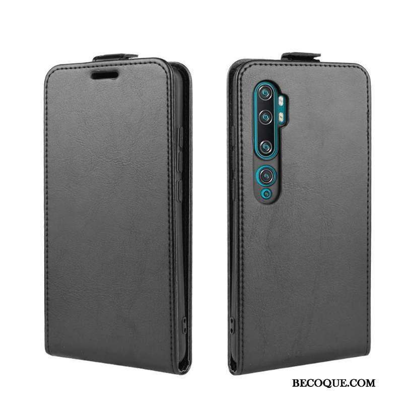 Kuori Mi Note 10 Nahka Musta Puhelimen Kuoret, Kotelo Mi Note 10 Kuoret Pieni