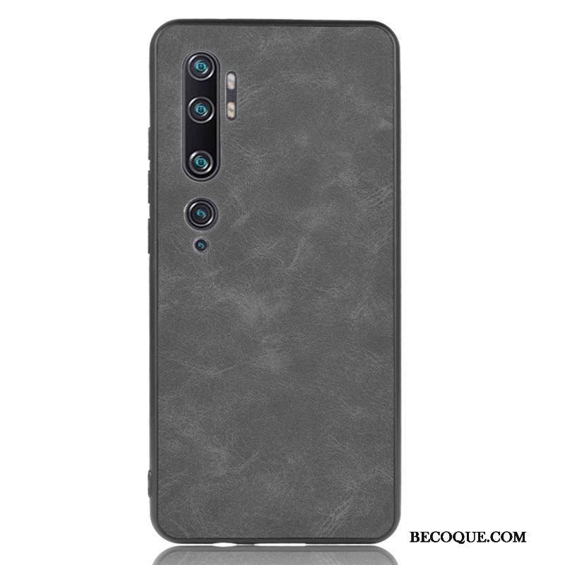 Kuori Mi Note 10 Pehmeä Neste Murtumaton Puhelimen Kuoret, Kotelo Mi Note 10 Luova Pieni Harmaa