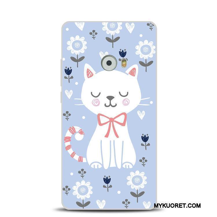 Kuori Mi Note 2 Kohokuviointi Pieni Puhelimen Kuoret, Kotelo Mi Note 2 Pehmeä Neste Vaaleansininen Rengas