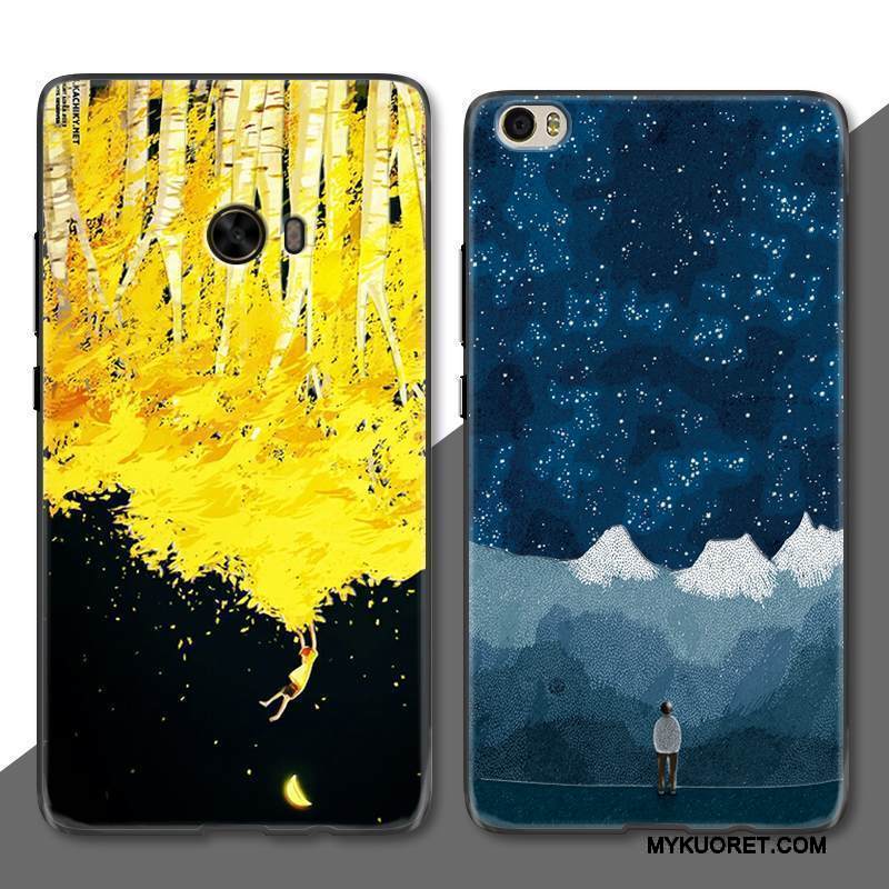 Kuori Mi Note 2 Luova Pieni Persoonallisuus, Kotelo Mi Note 2 Laukut Keltainen Murtumaton