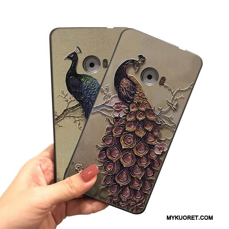 Kuori Mi Note 2 Monivärinen Pesty Suede Puhelimen Kuoret, Kotelo Mi Note 2 Tuki Pieni Musta