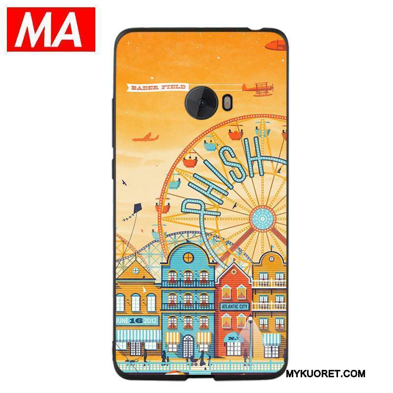 Kuori Mi Note 2 Pehmeä Neste Trendi Maisema, Kotelo Mi Note 2 Silikoni Eurooppa Keltainen