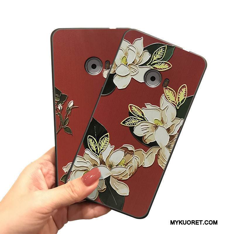 Kuori Mi Note 2 Tuki Puhelimen Kuoret Punainen, Kotelo Mi Note 2 Pehmeä Neste Pieni Musta