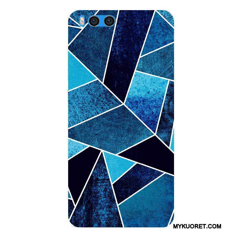 Kuori Mi Note 3 Laukut Puhelimen Kuoret Murtumaton, Kotelo Mi Note 3 Suojaus Yksinkertainen Sininen