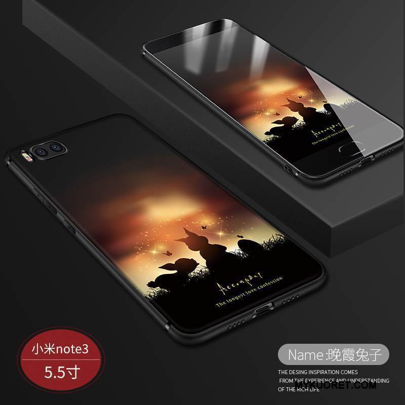 Kuori Mi Note 3 Luova Keltainen Tide-brändi, Kotelo Mi Note 3 Pehmeä Neste Murtumaton Pieni