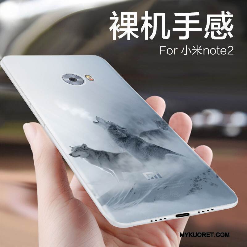 Kuori Mi Note 3 Luova Persoonallisuus Pieni, Kotelo Mi Note 3 Silikoni Harmaa Murtumaton