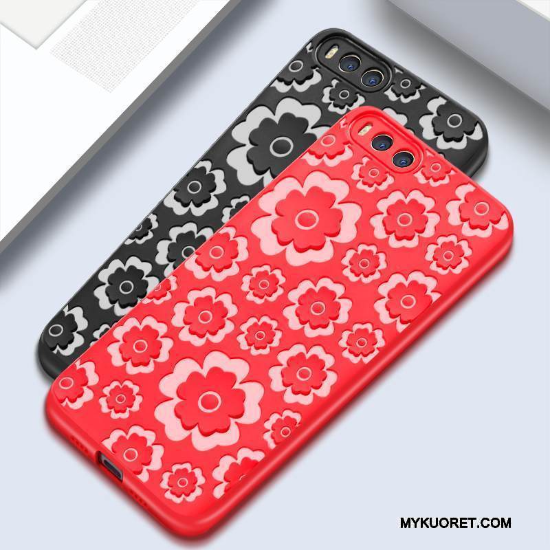 Kuori Mi Note 3 Pehmeä Neste Punainen Puhelimen Kuoret, Kotelo Mi Note 3 Suojaus Jian Jie Kiinteä Väri