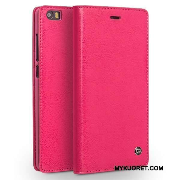 Kuori Mi Note Kuoret Pieni Punainen, Kotelo Mi Note Nahka Puhelimen Kuoret