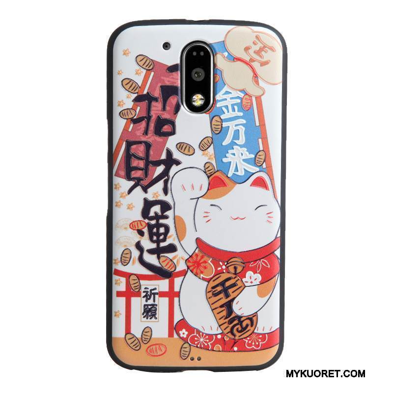 Kuori Moto G4 Play Kohokuviointi Trendi Puhelimen Kuoret, Kotelo Moto G4 Play Suojaus