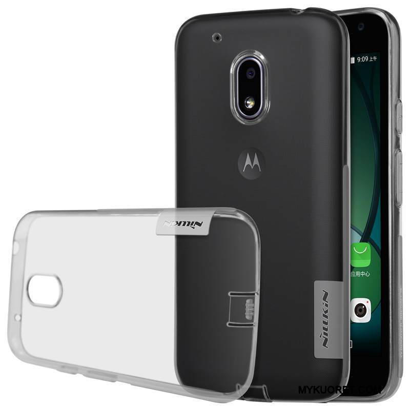 Kuori Moto G4 Play Pehmeä Neste Puhelimen Kuoret Läpinäkyvä, Kotelo Moto G4 Play Suojaus Murtumaton Kulta