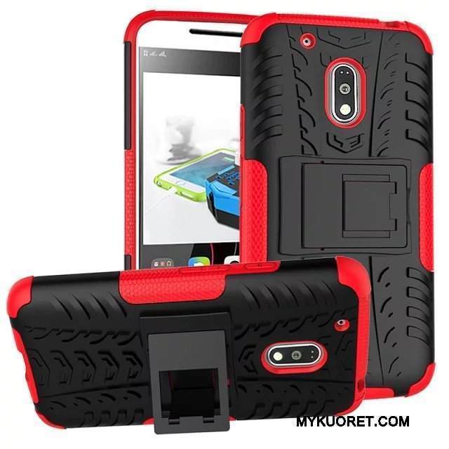 Kuori Moto G4 Play Tuki Punainen Murtumaton, Kotelo Moto G4 Play Silikoni Liukumaton Puhelimen Kuoret