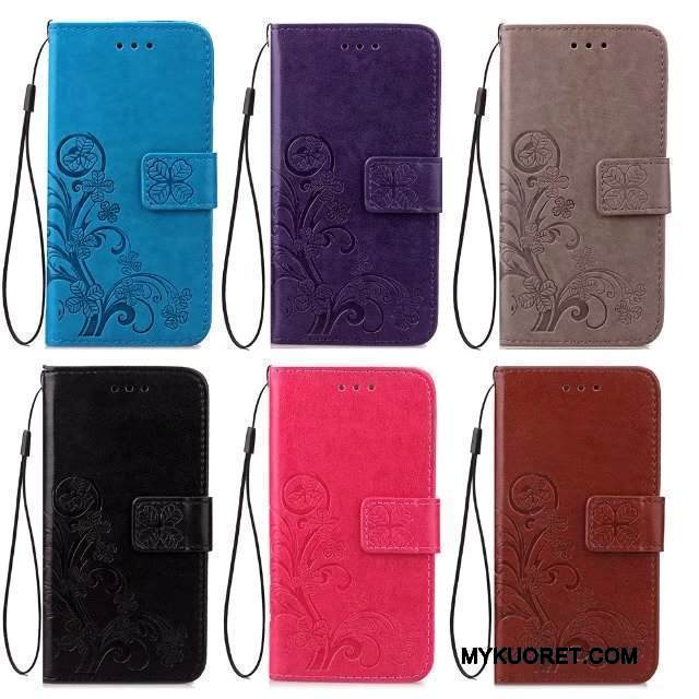 Kuori Moto G5 Nahka Liiketoiminta Murtumaton, Kotelo Moto G5 Suojaus