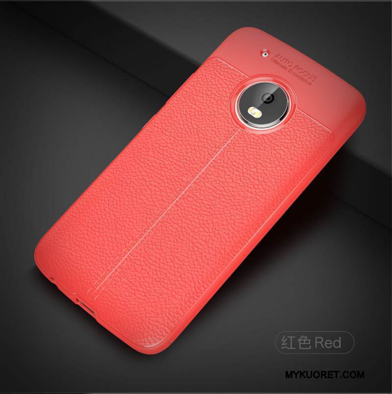 Kuori Moto G5 Silikoni Murtumaton Punainen, Kotelo Moto G5 Laukut