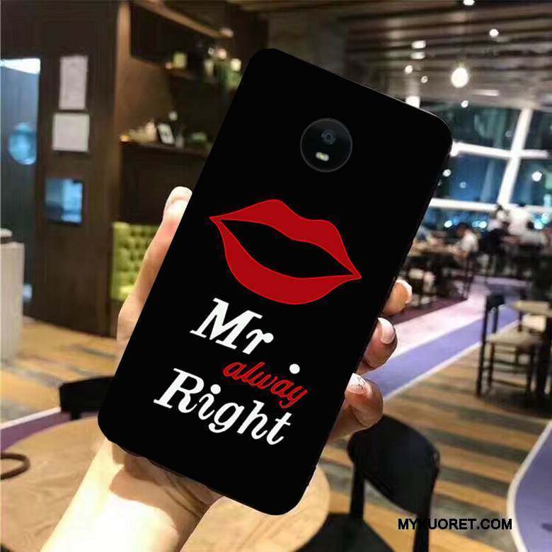 Kuori Moto G5s Pehmeä Neste Musta Puhelimen Kuoret, Kotelo Moto G5s Maalaus