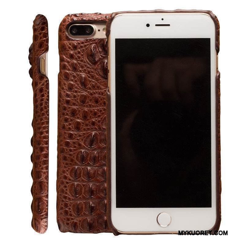 Kuori Moto G5s Plus Nahka Puhelimen Kuoret Ylellisyys, Kotelo Moto G5s Plus Suojaus Takakansi Krokotiili