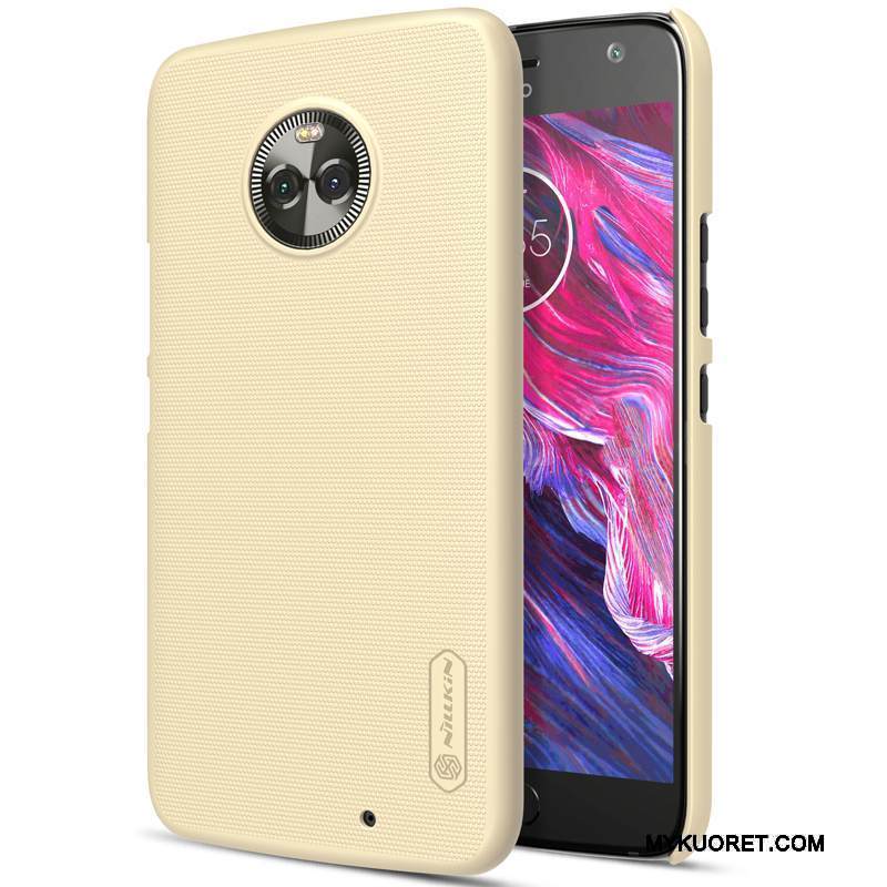 Kuori Moto X4 Suojaus Puhelimen Kuoret Murtumaton, Kotelo Moto X4 Pesty Suede Keltainen