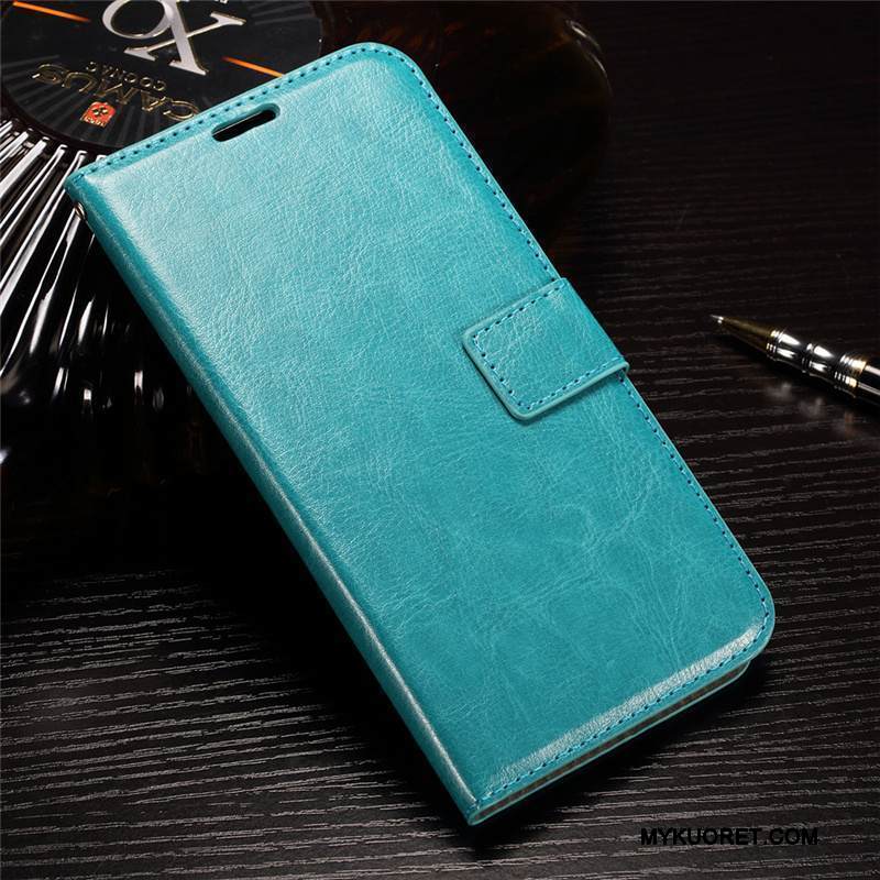 Kuori Moto Z Laukut Murtumaton Sininen, Kotelo Moto Z Nahka Puhelimen Kuoret