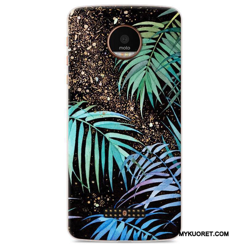 Kuori Moto Z Pehmeä Neste Ihana Vihreä, Kotelo Moto Z Silikoni Murtumaton Puhelimen Kuoret