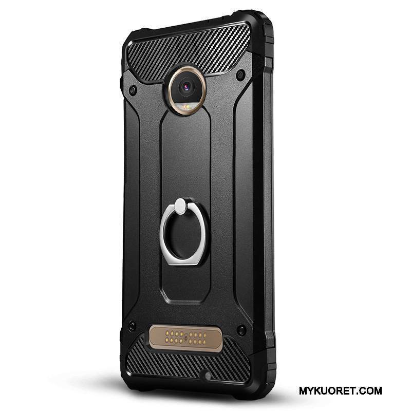 Kuori Moto Z Play Suojaus Murtumaton Musta, Kotelo Moto Z Play Silikoni Puhelimen Kuoret Persoonallisuus