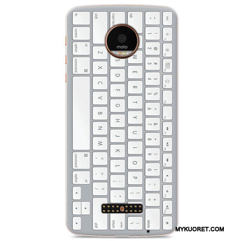 Kuori Moto Z Play Suojaus Valkoinen Persoonallisuus, Kotelo Moto Z Play Luova Puhelimen Kuoret