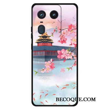 Kuori Motorola Edge 50 Ultra Muinainen Torni Ja Kalat Kuori Motorola Edge 50 Ultra Muinainen Torni Ja Kalat